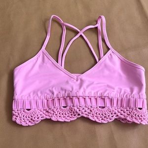 Carbon 38 Crochet Sports Bra size M